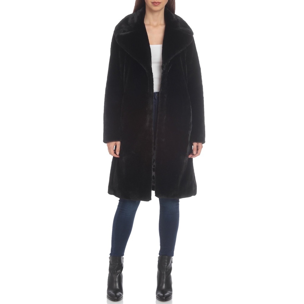 Badgley Mischka Faux Fur Coat